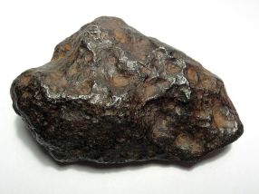 A  700 g. chunk of the Chinga meteorite. (Image from Wikipedia)